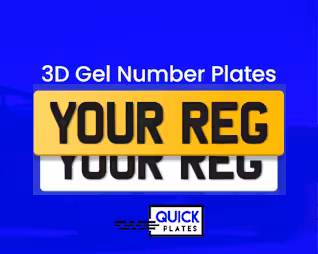 3D Gel Number Plates
